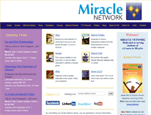 Tablet Screenshot of miracles.org.uk